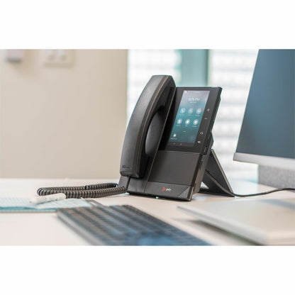 Téléphone IP Poly CCX 505 - Filaire - Filaire - Bluetooth - Bureau, Montage mural - Noir 849A5AA#ABA