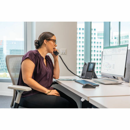 Téléphone IP Poly CCX 505 - Filaire - Filaire - Bluetooth - Bureau, Montage mural - Noir 849A5AA#ABA