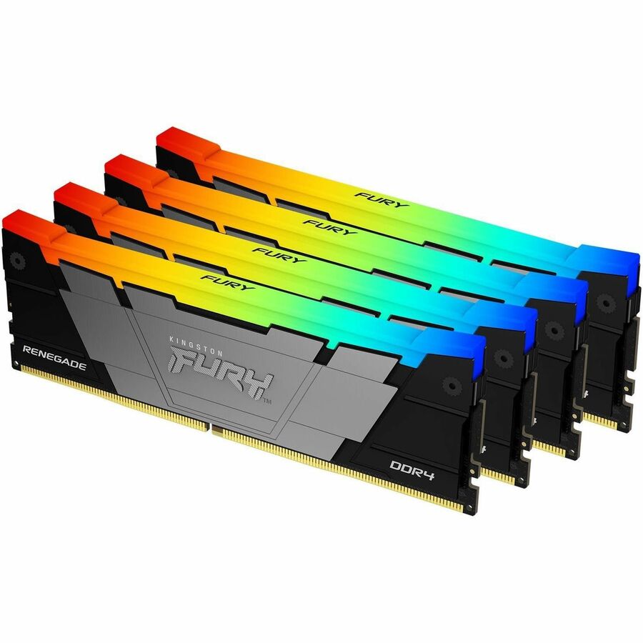 Kit de mémoire Kingston FURY Renegade 128 Go (4 x 32 Go) DDR4 SDRAM KF436C18RB2AK4/128