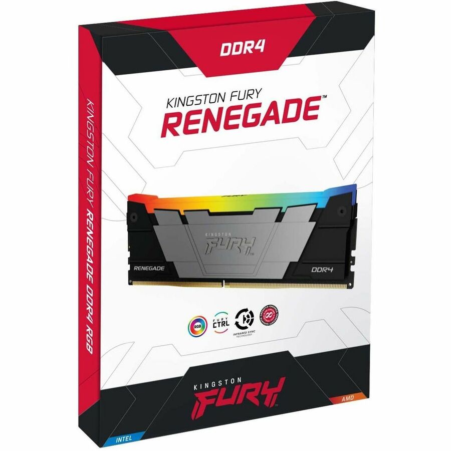 Kit de mémoire Kingston FURY Renegade 128 Go (4 x 32 Go) DDR4 SDRAM KF436C18RB2AK4/128