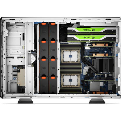 Serveur tour Dell EMC PowerEdge T550 5U - Intel Xeon Silver 4310 2,10 GHz - 16 Go RAM - 480 Go SSD - Contrôleur SAS 12 Gbit/s C4T52