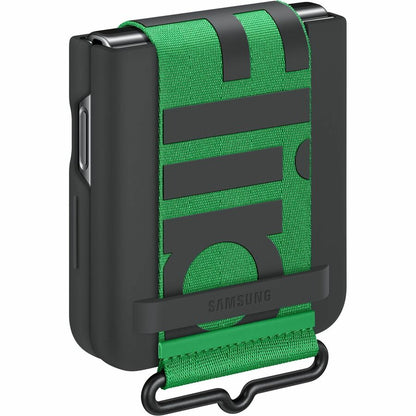 Coque en silicone avec lanière pour Samsung Galaxy Z Flip4 EF-GF721TBEGCA