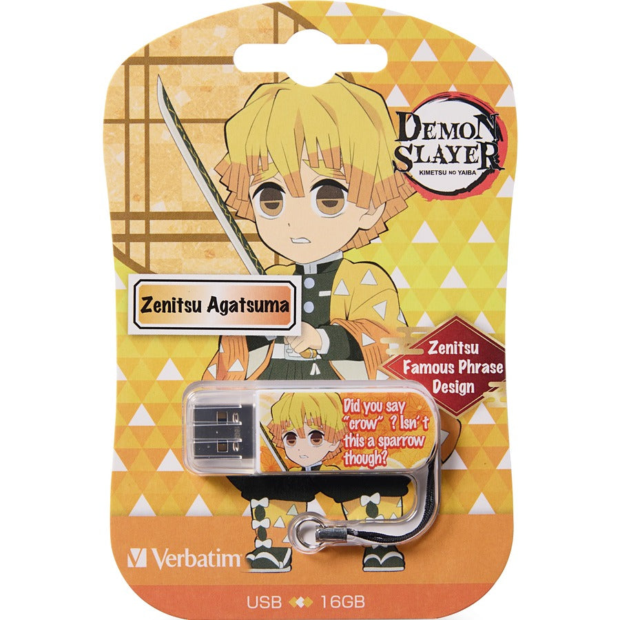 Clé USB Demon Slayer 16 Go Verbatim - Zenitsu 71257