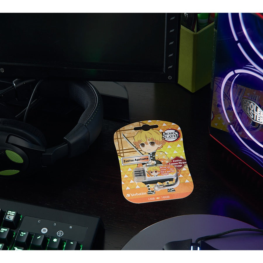 Clé USB Demon Slayer 16 Go Verbatim - Zenitsu 71257