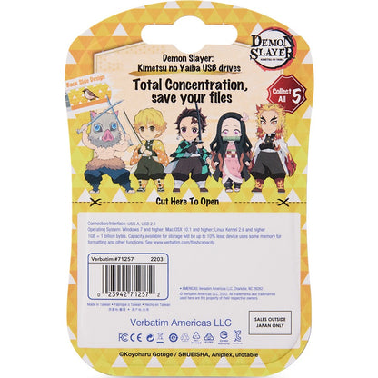 Clé USB Demon Slayer 16 Go Verbatim - Zenitsu 71257