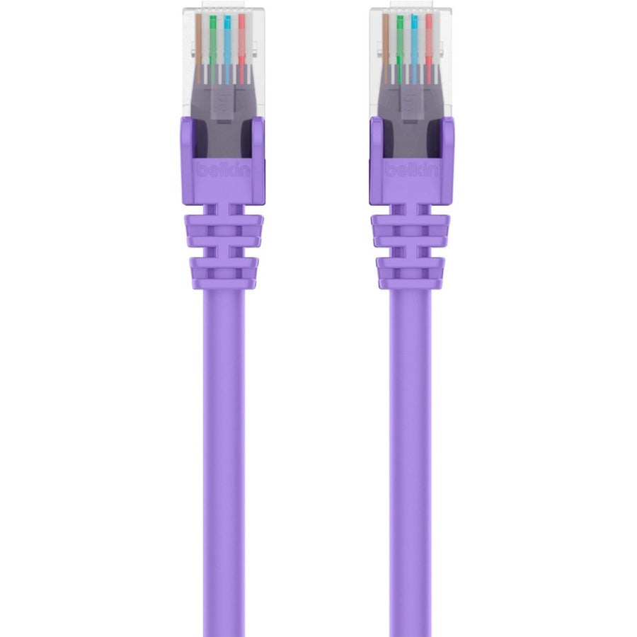 Belkin RJ45 Category 6 Snagless Patch Cable A3L980-12-PUR-S