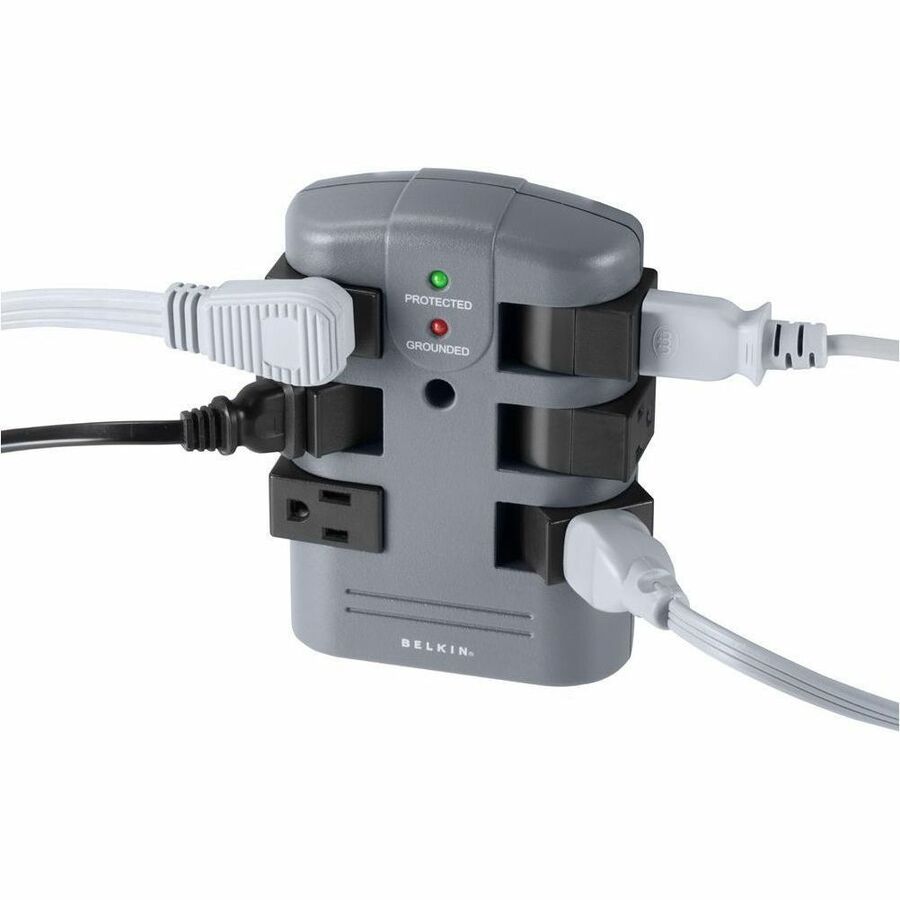 Parasurtenseur/protecteur de surtension Belkin Pivot-Plug 6 prises BP106000-5PK