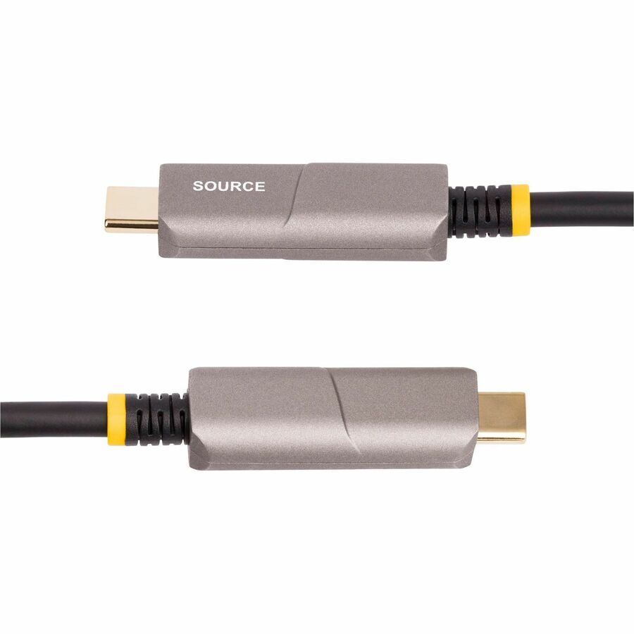 Câble optique actif (AOC) USB-C vers HDMI 2.0 StarTech.com de 15,2 m (50 pi), 4K 60 Hz, câble adaptateur USB Type-C vers HDMI, classé CL3 146B-USBC-HDMI4K-AOC