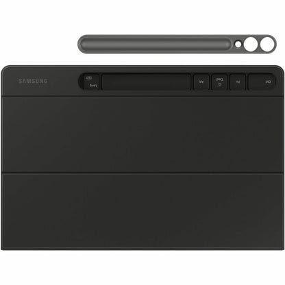 Samsung Keyboard/Cover Case (Book Fold) Samsung Galaxy Tab S9+, Galaxy Tab S9 FE+ Tablet, Stylus - French, English Keyboard - Black EF-DX810BBEGCA