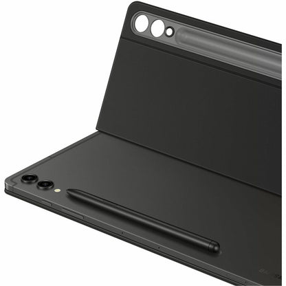 Samsung Keyboard/Cover Case (Book Fold) Samsung Galaxy Tab S9+, Galaxy Tab S9 FE+ Tablet, Stylus - French, English Keyboard - Black EF-DX810BBEGCA