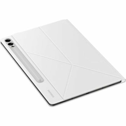 Samsung Smart Carrying Case (Book Fold) Samsung Galaxy Tab S9+ Tablet - White EF-BX810PWEGCA