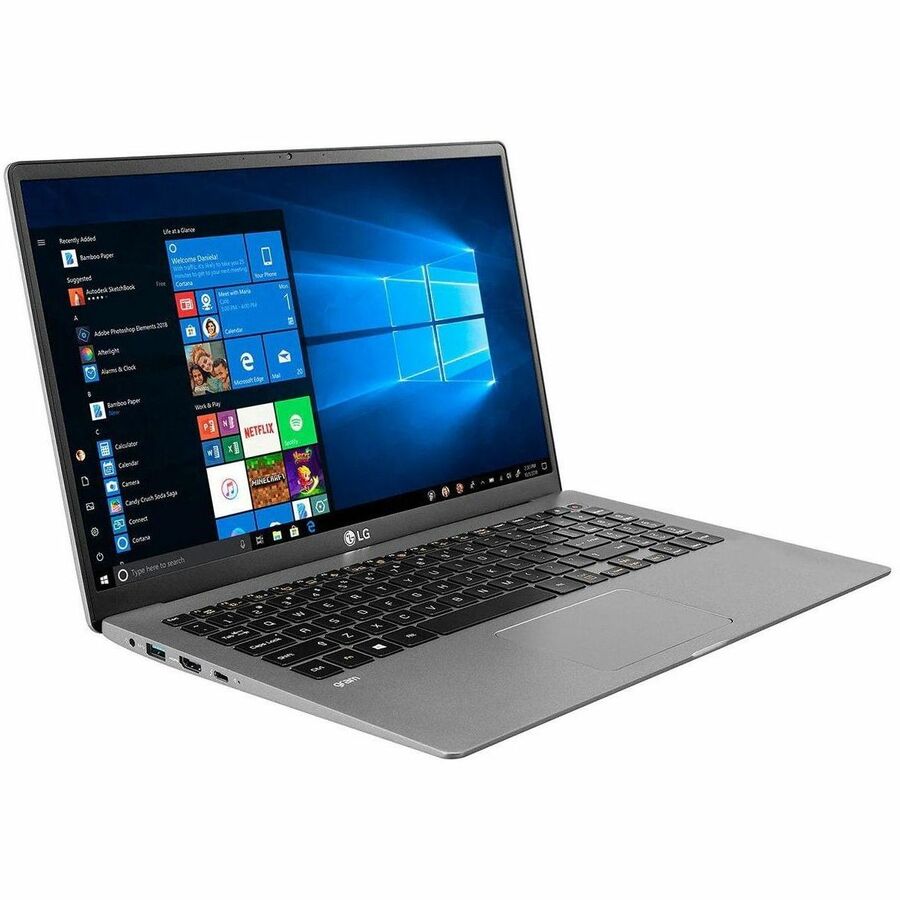 Ordinateur portable à écran tactile LG Gram 15Z90N-H.AP52A8 de 15,6 pouces - Intel Core i5 de 10e génération - 8 Go - SSD de 256 Go 15Z90N-H.AP52A8