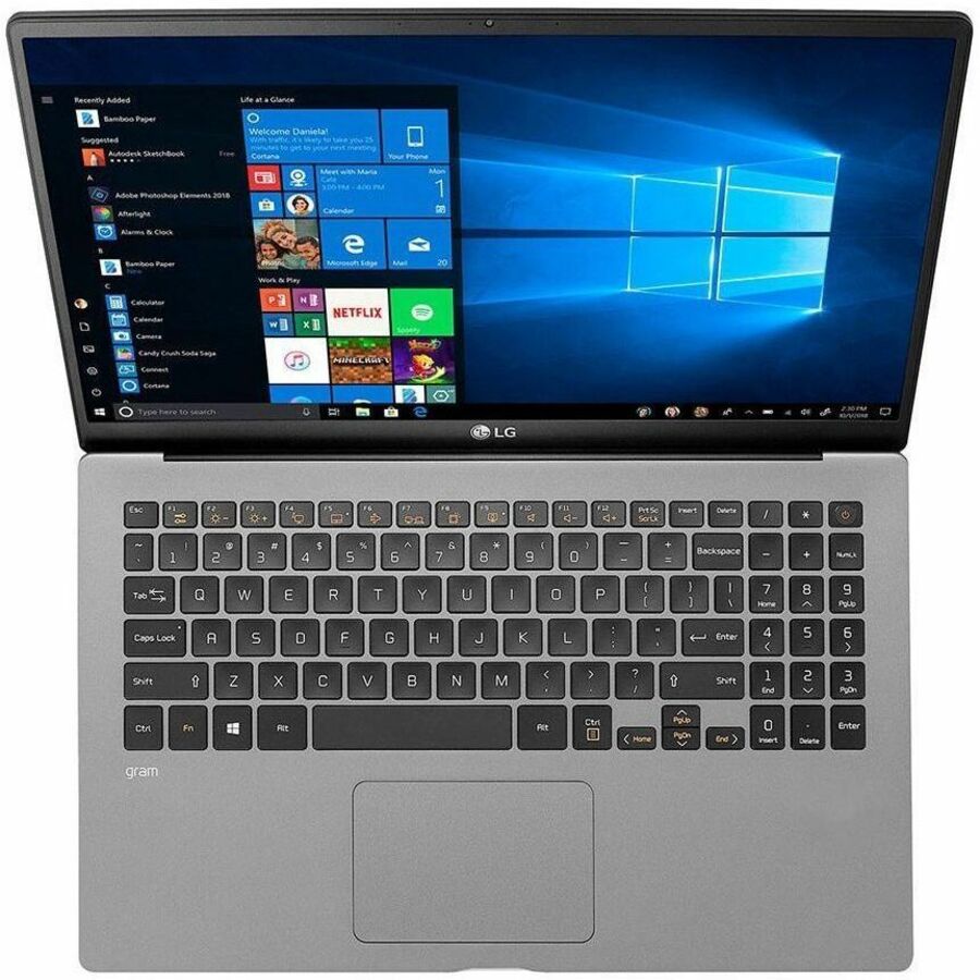 Ordinateur portable à écran tactile LG Gram 15Z90N-H.AP52A8 de 15,6 pouces - Intel Core i5 de 10e génération - 8 Go - SSD de 256 Go 15Z90N-H.AP52A8