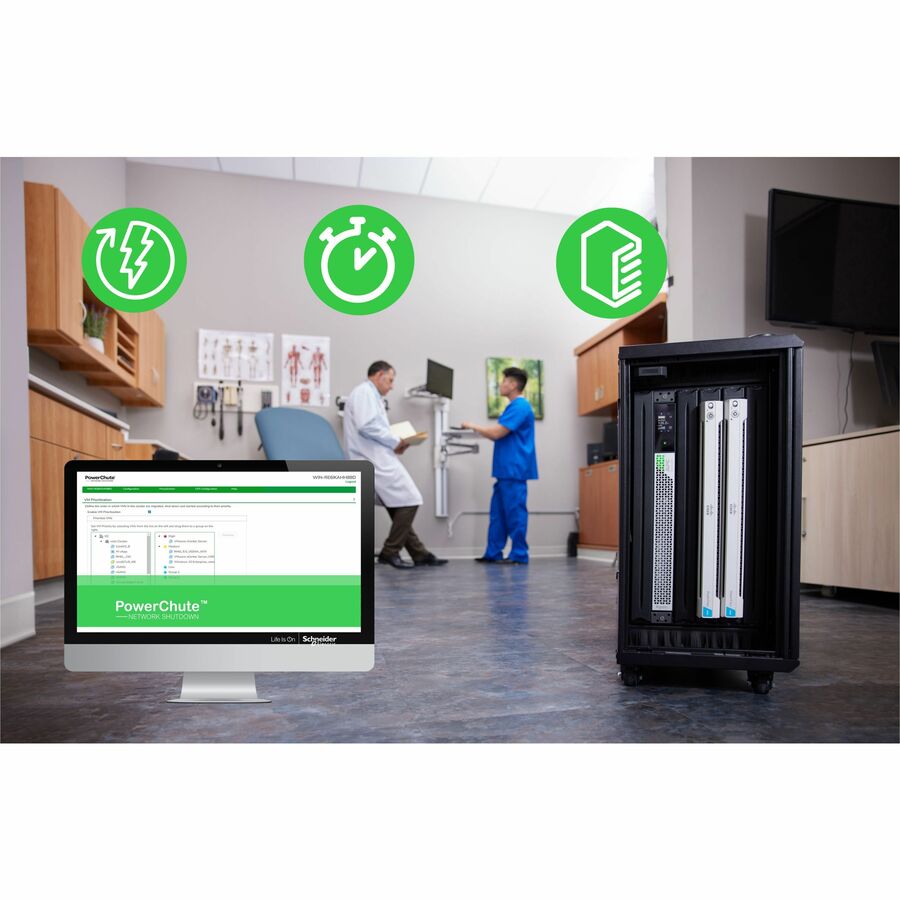 Licence numérique APC by Schneider Electric, PowerChute Network Shutdown pour la virtualisation et l'HCI, licence 1 an SWPCNS1Y-DIGI
