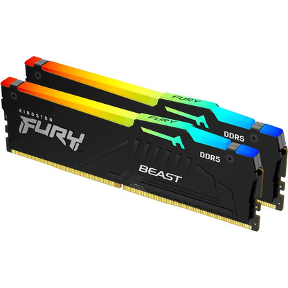 Kit de mémoire Kingston FURY Beast 64 Go (2 x 32 Go) DDR5 SDRAM KF548C38BBAK2-64