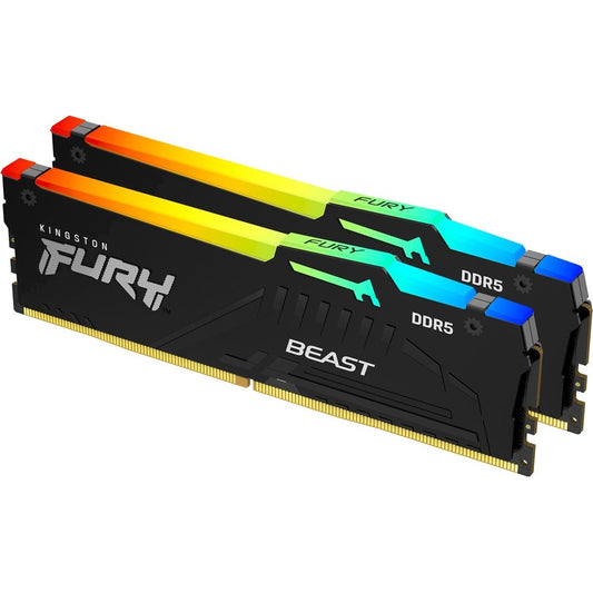 Kit de mémoire Kingston FURY Beast 64 Go (2 x 32 Go) DDR5 SDRAM KF548C38BBAK2-64