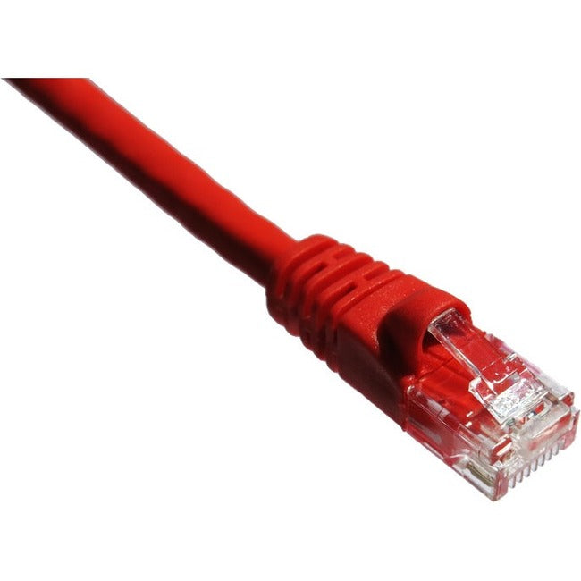 Câble de raccordement Axiom 15FT CAT6A 650 MHz avec gaine moulée (rouge) C6AMB-R15-AX