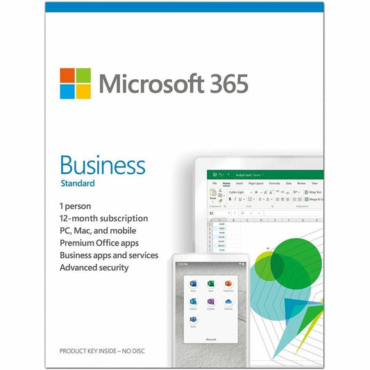 Microsoft 365 Business Standard - Coffret - 1 utilisateur, 5 appareils - 1 an KLQ-00495