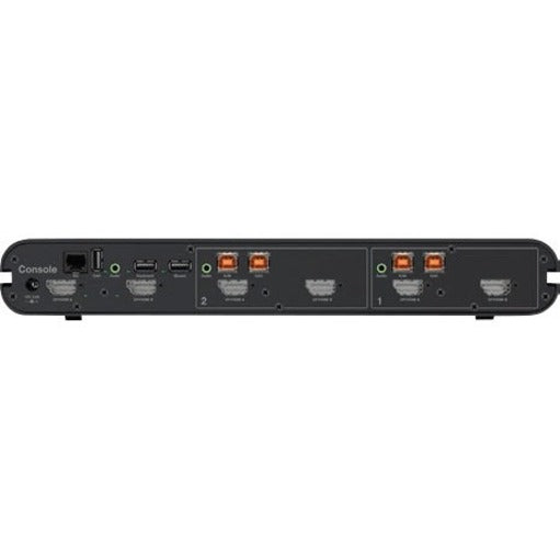 Commutateur KVM sécurisé universel Belkin de 2e génération, double tête à 2 ports avec CAC F1DN202KVM-UN-4