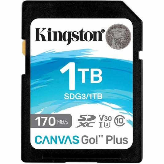 Kingston Canvas Go! Plus 1 To Classe 10/UHS-I (U3) V30 SDXC SDG3/1 To