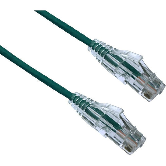 Câble de raccordement ultra-mince anti-accroc Axiom CAT6 BENDnFLEX 1FT 550 MHz (vert) C6BFSB-N1-AX