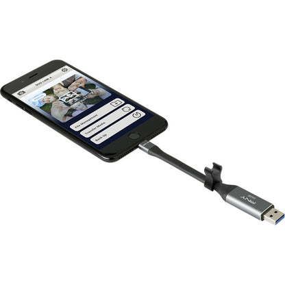 Clé USB 3.0 OTG PNY DUO LINK pour iPhone et iPad P-FDI64GLA02GC-RB