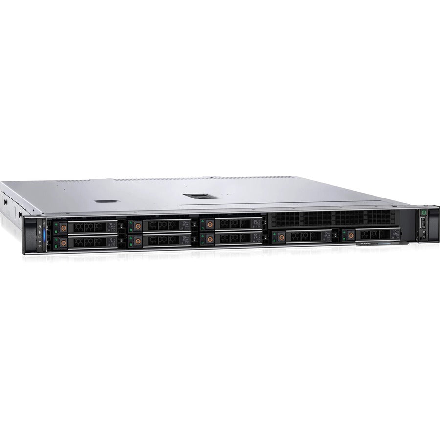 Serveur montable en rack Dell EMC PowerEdge R350 1U - 1 x Intel Xeon E-2314 2,80 GHz - 8 Go de RAM - 480 Go de SSD - 12 Gb/s SAS, Serial ATA/600 Contrôleur VXV62