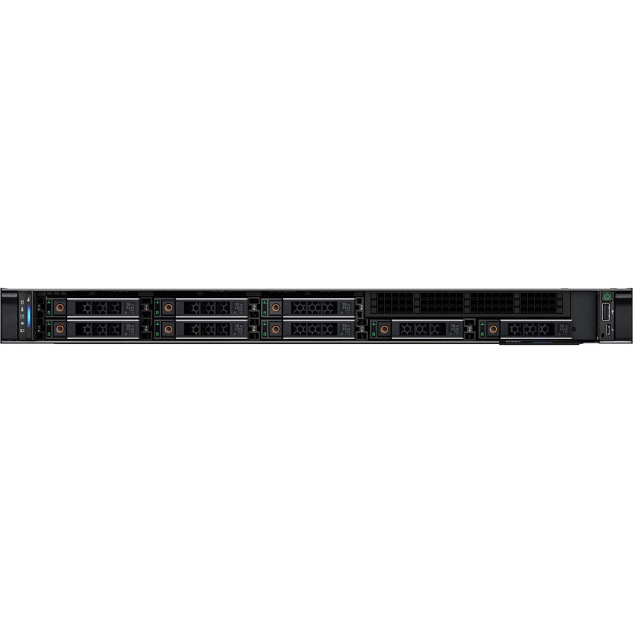 Serveur montable en rack Dell EMC PowerEdge R350 1U - 1 x Intel Xeon E-2314 2,80 GHz - 8 Go de RAM - 480 Go de SSD - 12 Gb/s SAS, Serial ATA/600 Contrôleur VXV62