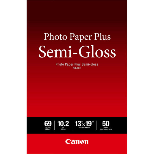 Canon Photo Paper Plus Semi-gloss SG-201 8x10 - 20 Sheets 1686B064