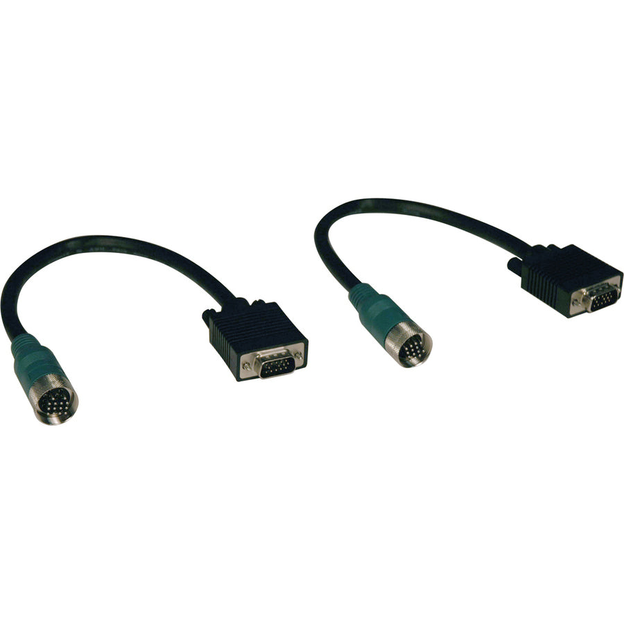 Kit de connecteurs VGA de type A Easy Pull de Tripp Lite RVB M/M EZA-VGAM-2