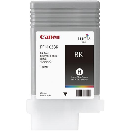 Cartouche d'encre noire Canon PFI-103 2212B001