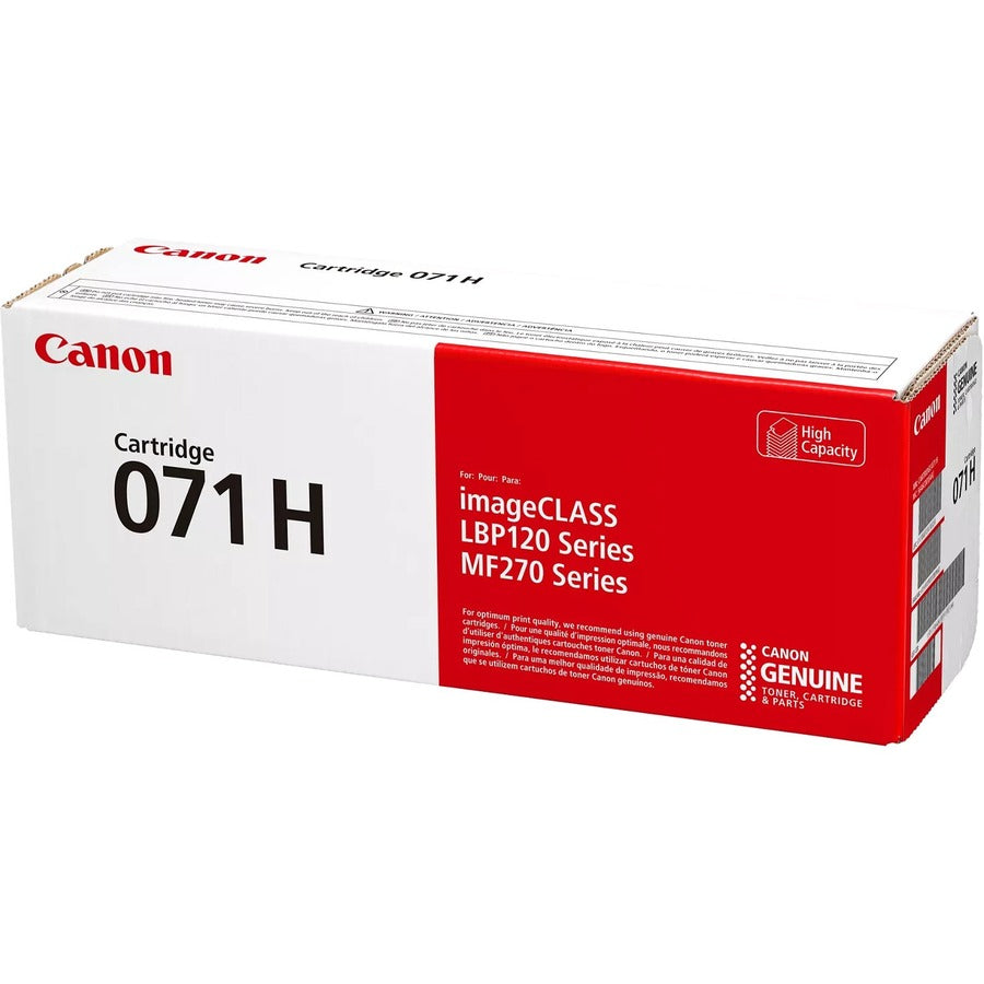 Cartouche de toner laser haute capacité d'origine Canon 071H - Noir - 1 paquet 5646C001