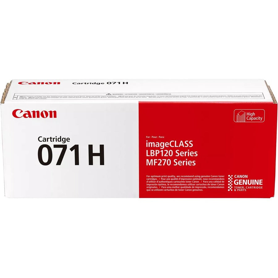 Cartouche de toner laser haute capacité d'origine Canon 071H - Noir - 1 paquet 5646C001