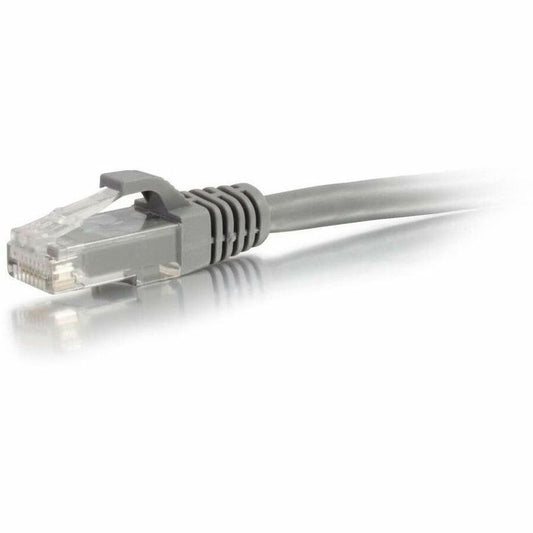 Câble de raccordement réseau Ethernet Cat6a anti-accroc non blindé (UTP) C2G de 1,2 m (4 pi) - Gris CG00658