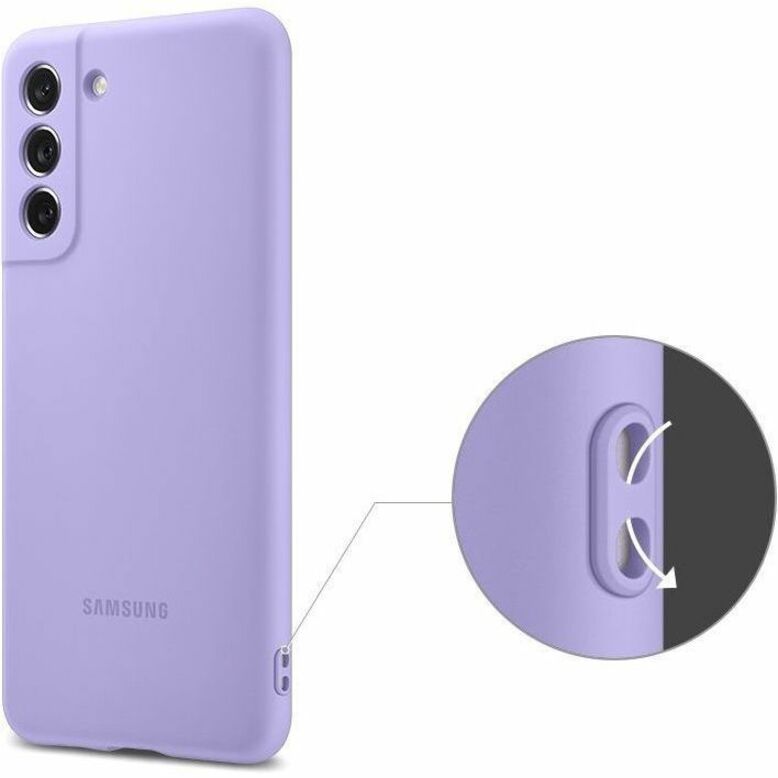 Coque en silicone pour Samsung Galaxy S21 FE 5G EF-PG990TVEGCA