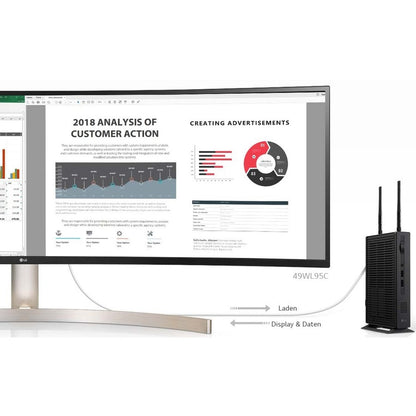 Client léger LG CL600W - Intel Celeron J4105 Quad-core (4 cœurs) 1,50 GHz CL600W-AC