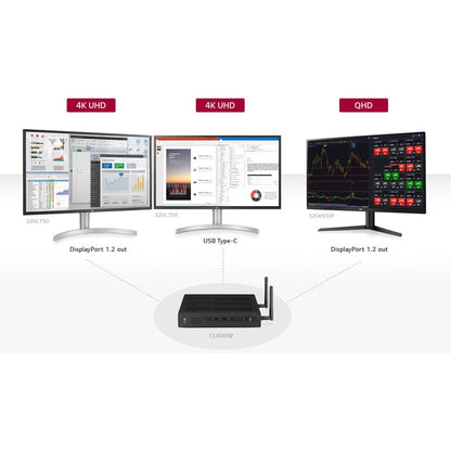 Client léger LG CL600W - Intel Celeron J4105 Quad-core (4 cœurs) 1,50 GHz CL600W-AC