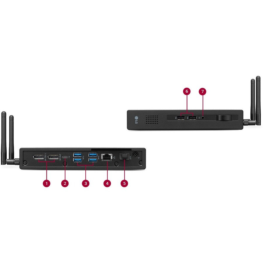 Client léger LG CL600W - Intel Celeron J4105 Quad-core (4 cœurs) 1,50 GHz CL600W-AC