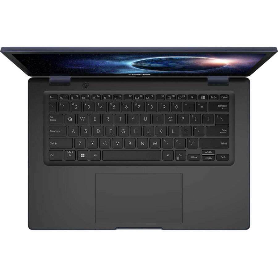 Asus BR1402F BR1402FGA-EN21T-CA Ordinateur portable 2 en 1 convertible et robuste avec écran tactile 14 pouces - Full HD - Intel N-Series N200 - 8 Go - Gris minéral BR1402FGA-EN21T-CA