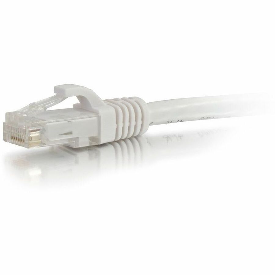 Câble de raccordement réseau Ethernet Cat6a sans accroc non blindé (UTP) C2G de 1,2 m (4 pi) - Blanc CG50763