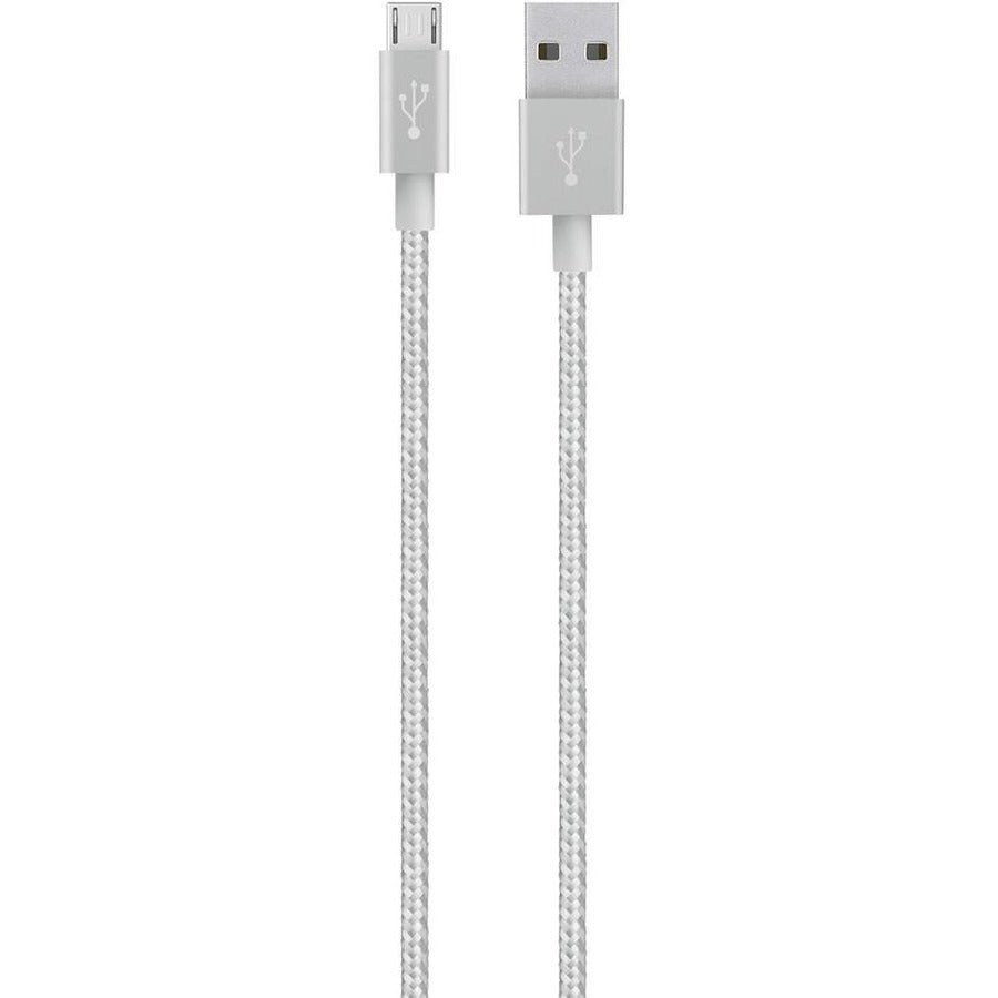 Câble métallique micro-USB vers USB Belkin MIXIT↑ F2CU021BT04-SLV