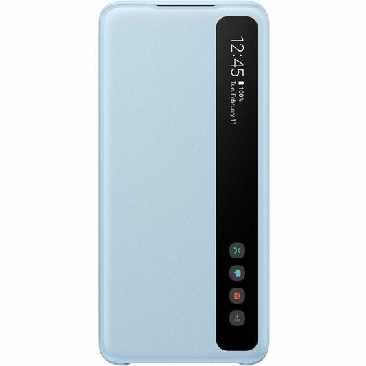 Étui de transport Samsung Smart Clear View pour smartphone Samsung Galaxy S20 5G - Bleu EF-ZG980CLEGCA
