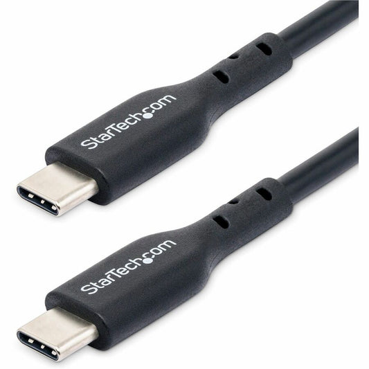 Câble de chargement USB-C StarTech.com de 3 m (10 pi), cordon de chargeur USB 2.0 Type-C pour ordinateur portable, alimentation 60 W, gaine TPE, câble de transfert de données USB2CC10FBKE