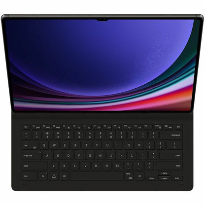 Samsung Keyboard/Cover Case (Book Fold) Samsung Galaxy Tab S9 Ultra Tablet, Stylus - Black EF-DX910BBEGCA