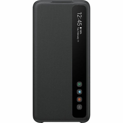 Étui de transport Samsung Smart Clear View (rabat) pour smartphone Samsung Galaxy S20 5G - Noir EF-ZG980CBEGCA