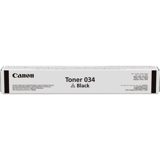 Cartouche de toner laser d'origine Canon 034 à rendement standard - Noir - 1 paquet 9454B001