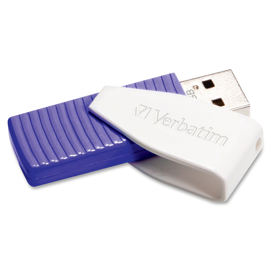 Clé USB pivotante Verbatim 64 Go - Violet 49816