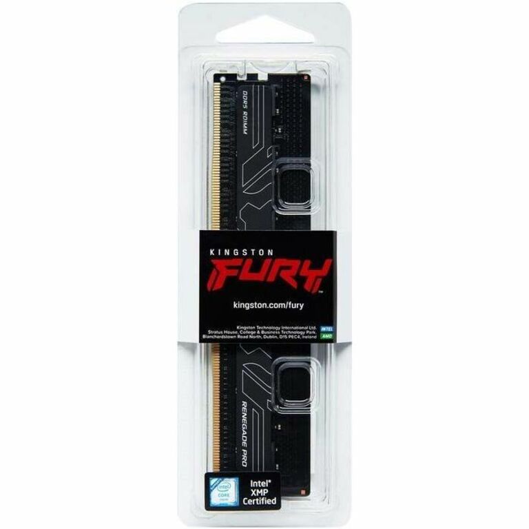 Kingston 32 Go (1 x 32 Go) DDR5 6800MT/s CL34 FURY Renegade Pro RDIMM Noir XMP KF568R34RB2-32