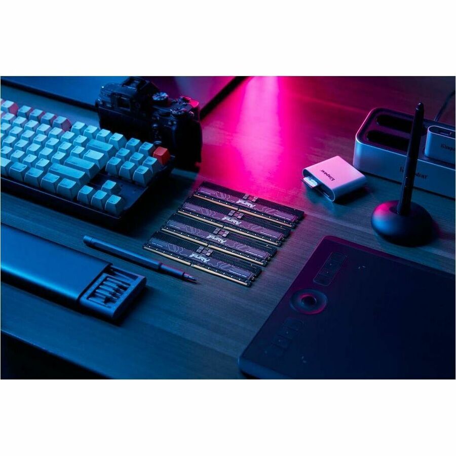 Kingston 32 Go (1 x 32 Go) DDR5 6800MT/s CL34 FURY Renegade Pro RDIMM Noir XMP KF568R34RB2-32