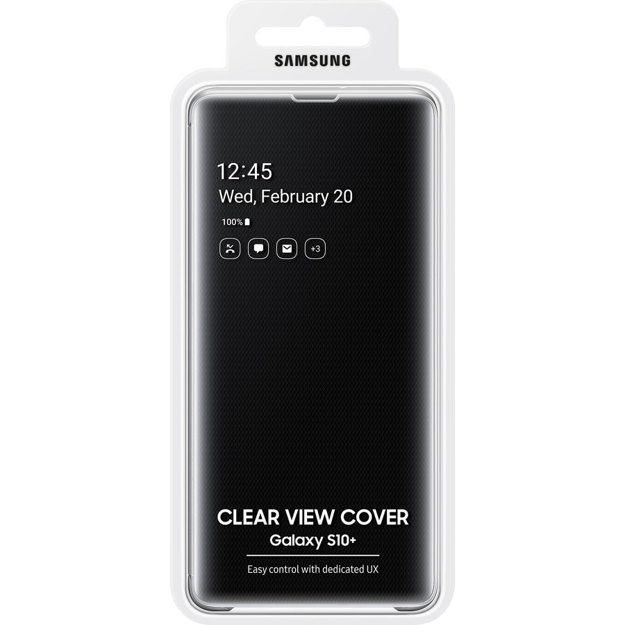 Étui de transport Clear View pour smartphone Samsung - Noir EF-ZG975CBEGCA